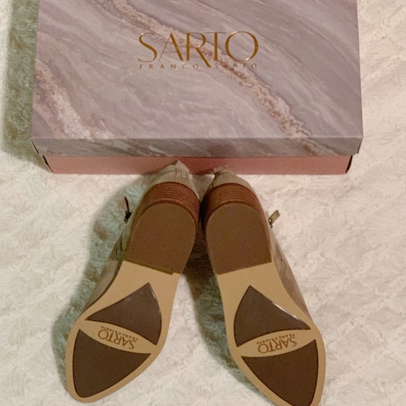 Franco Sarto Suede Ankle Booties - Picture 4 of 4